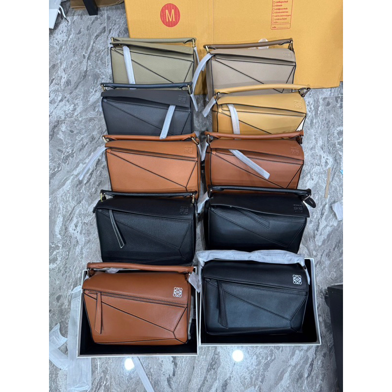 No.1 vip สั่งตัด หนังแท้ อิตาลี่ เทเท3190สีละใบ v 24cm Full box set