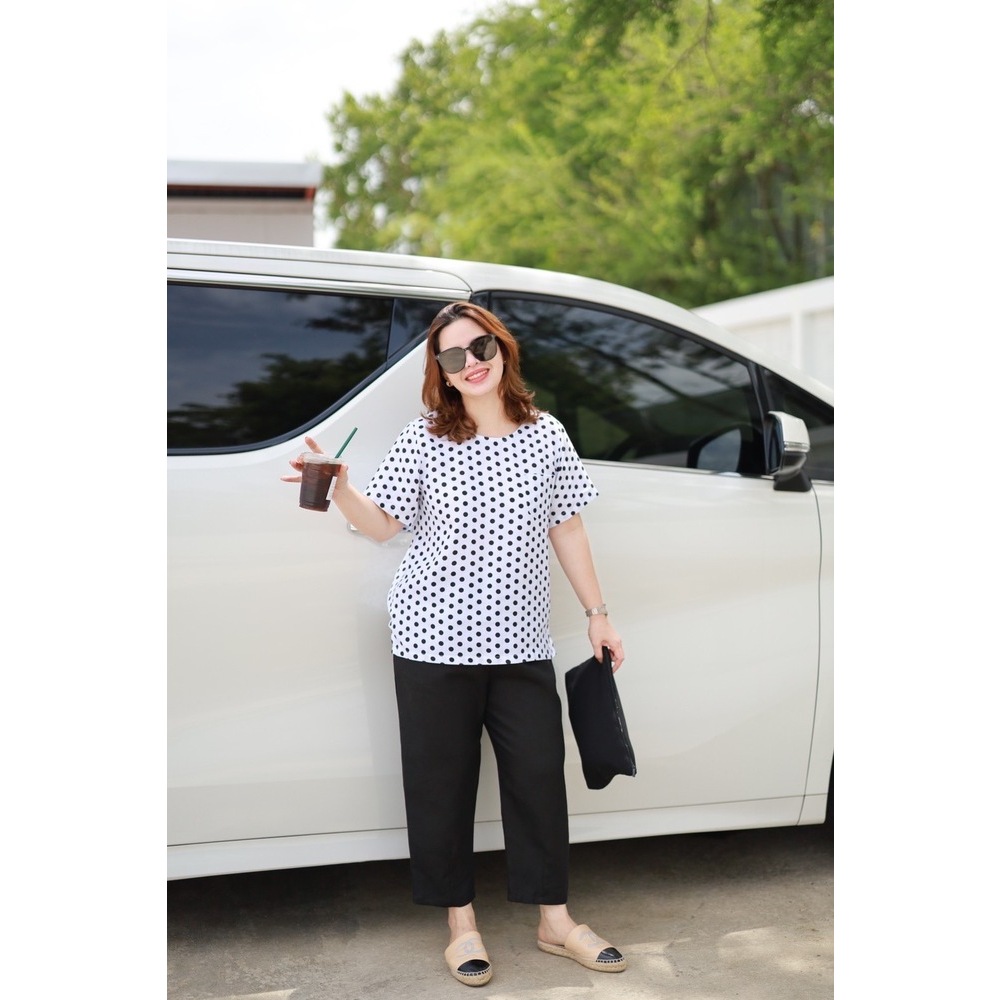 กางเกงทรงChill #สีดำ