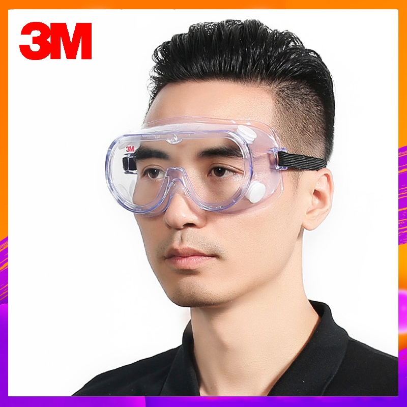 3M 1621AF แว่นกันแรงกระแทก กันลม กันทราย กันฝุ่น กันสารเคมี กันฝ้า กันฝ้า กันลม 1621AF