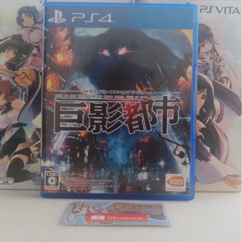 (PS4)​ เเผ่น​เกมส์​ PS4​ kyoei toshi​ 📌เเนะน​ำ​สนุก​มาก​📌หนีไคจู ZONE2​