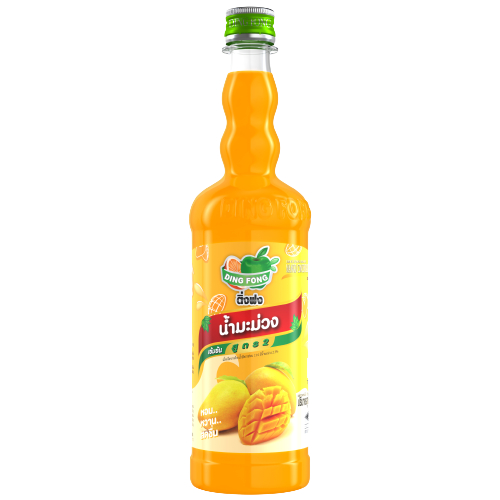 ติ่งฟง  น้ำหวานรสมะม่วง   760ml.  หยกออนไลน์