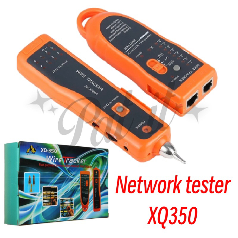 Network Tester XQ 350 Handheld Cable Tracer with Earphone High Sensitive Telephone Cable Tester Wire