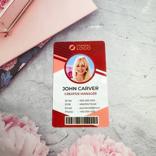 👉🏻1-2วันจัดส่ง รับพิมพ์การ์ด PVC บัตรพนักงาน การ์ดแข็ง บัตรพลาสติก รับพิมพ์ตามแบบลูกค้า รับออกแบบการ์ดPVC