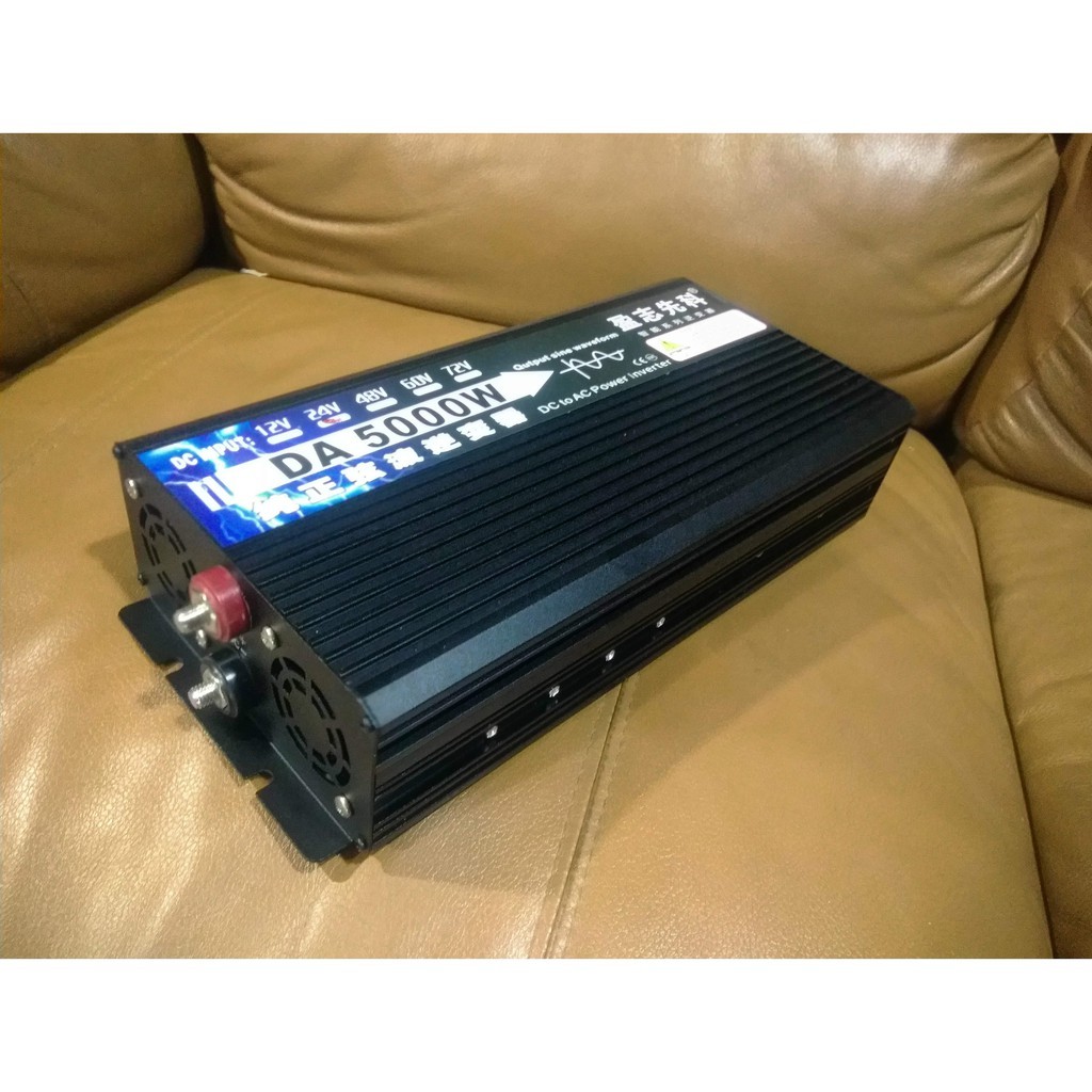 Inverter 5000 w pure sine wave 12v อินเวอร์เตอร์เพียวซายเวฟ 5000w DA inverter