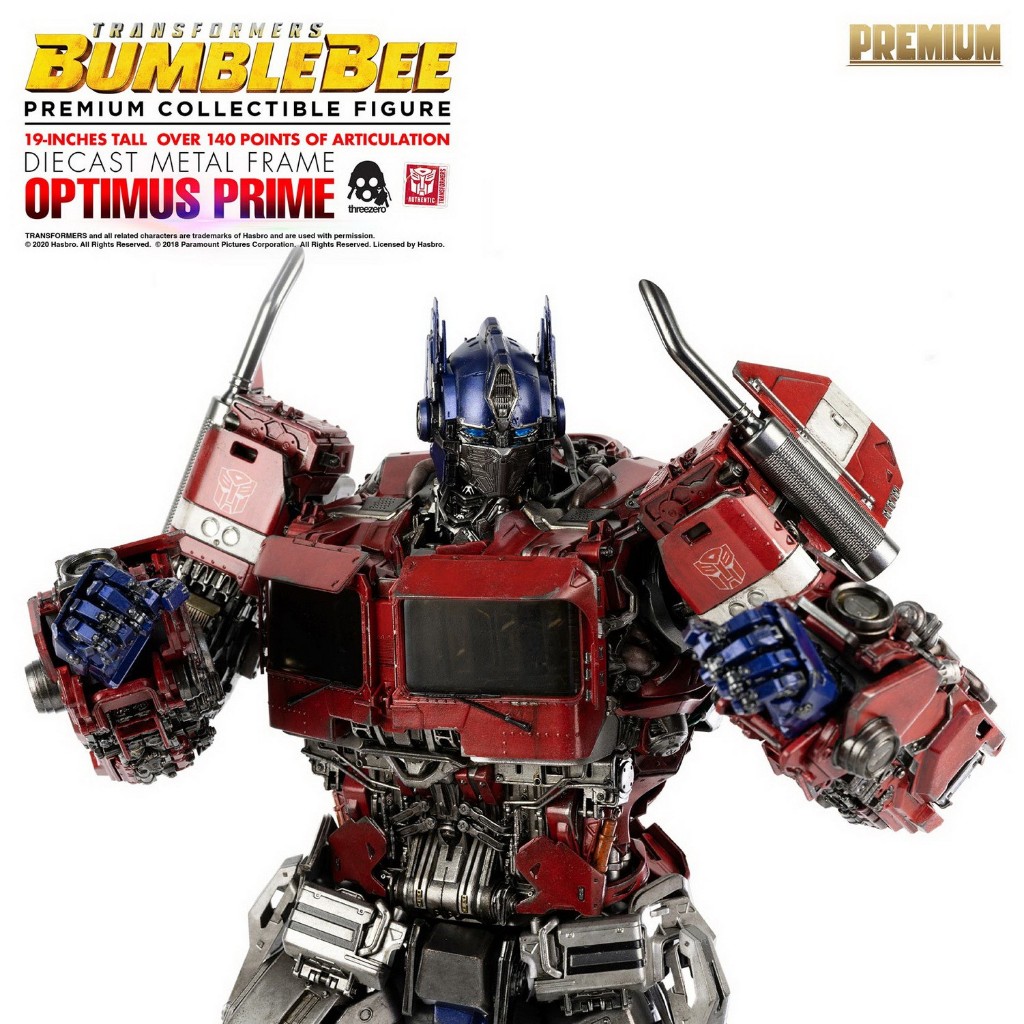 threezero Transformers: BumbleBee - PREMIUM Optimus Prime สูง 56cm. มือสอง ของครบสภาพดี
