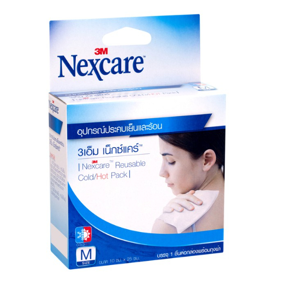 3M Nexcare Cold Hot Pack size M 10 x 25cm ถุงประคบร้อน เย็น ลดอาการอักเสบ ปวดบวม