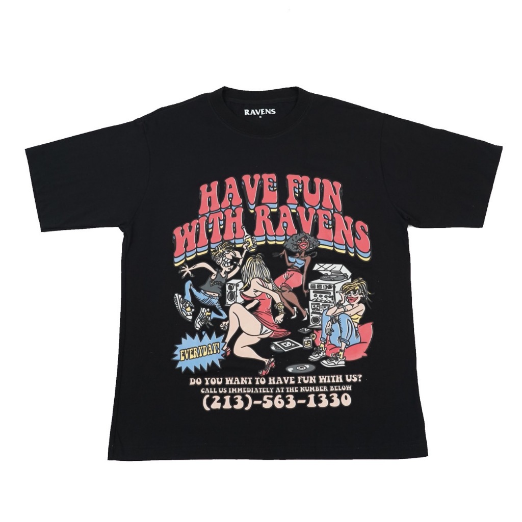 HAVE FUN WITH RAVENS (BLACK)