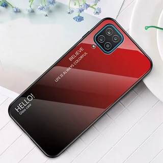 เคสกระจกเงาไล่สี สำหรับ Samsung A12 M12 A42 เคสไล่สี ตรงรุ่น