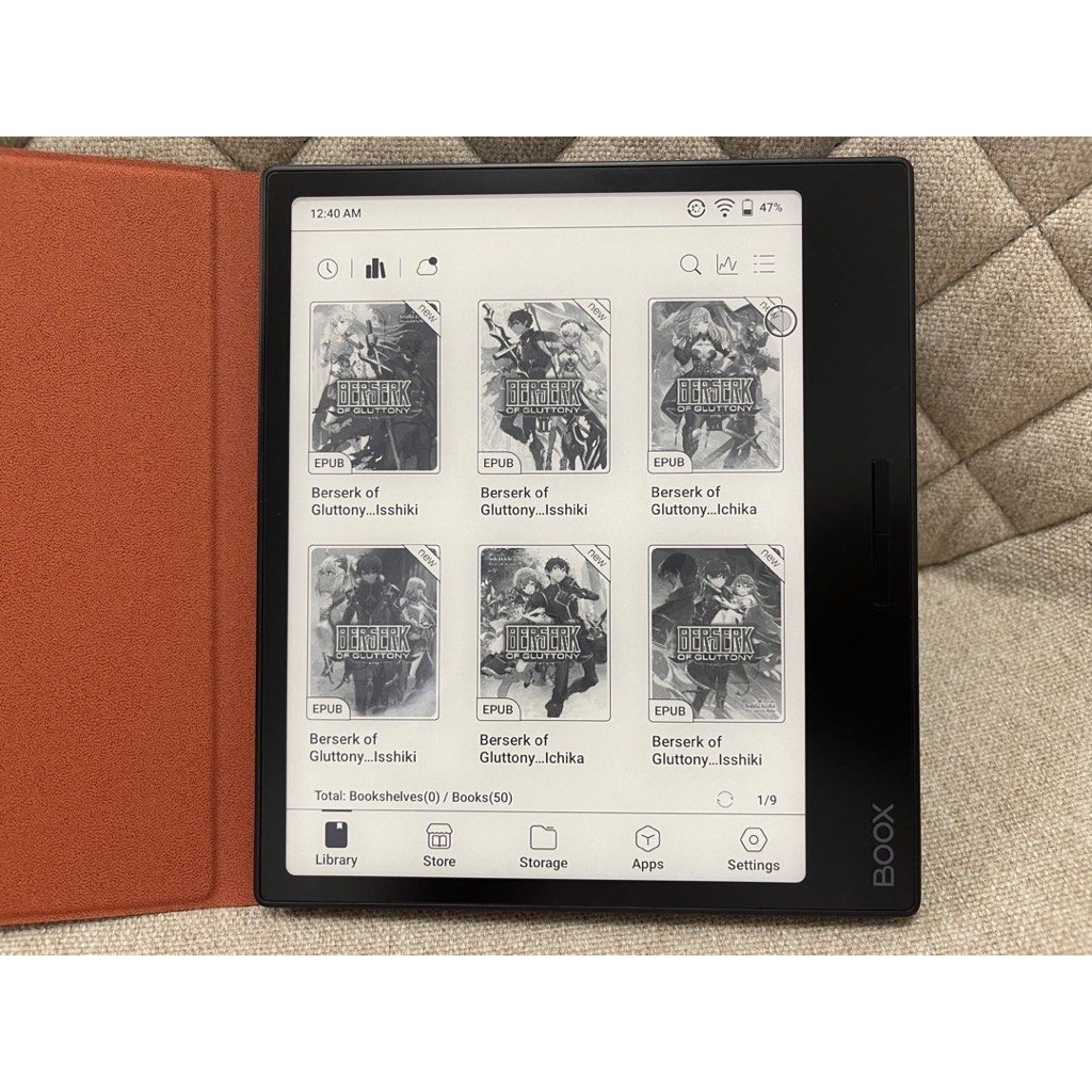 Onyx Boox Page 7-inch Android 11 E-Ink Reader with Free Case