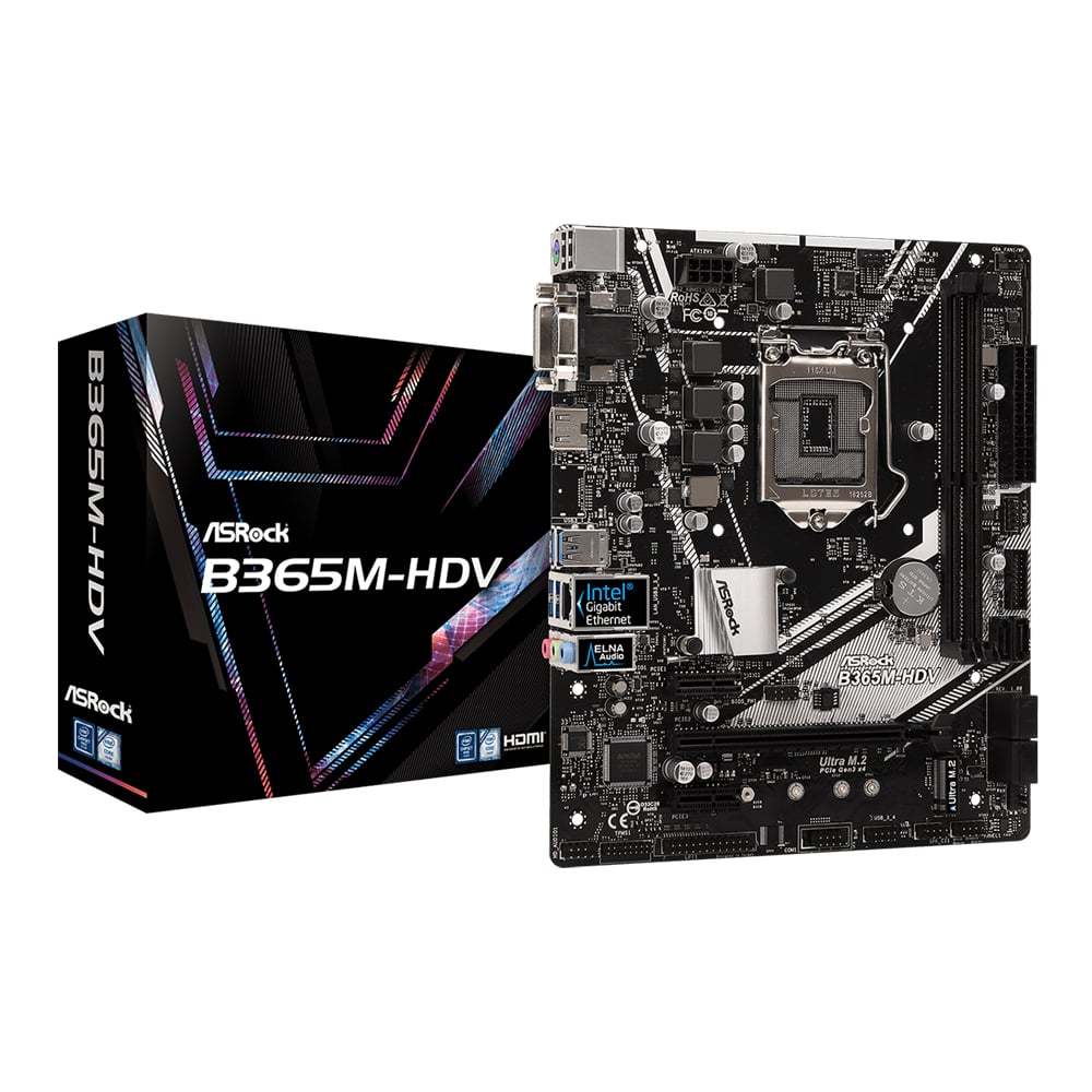 MAINBOARD (เมนบอร์ด) 1151 ASROCK B365M-HDV