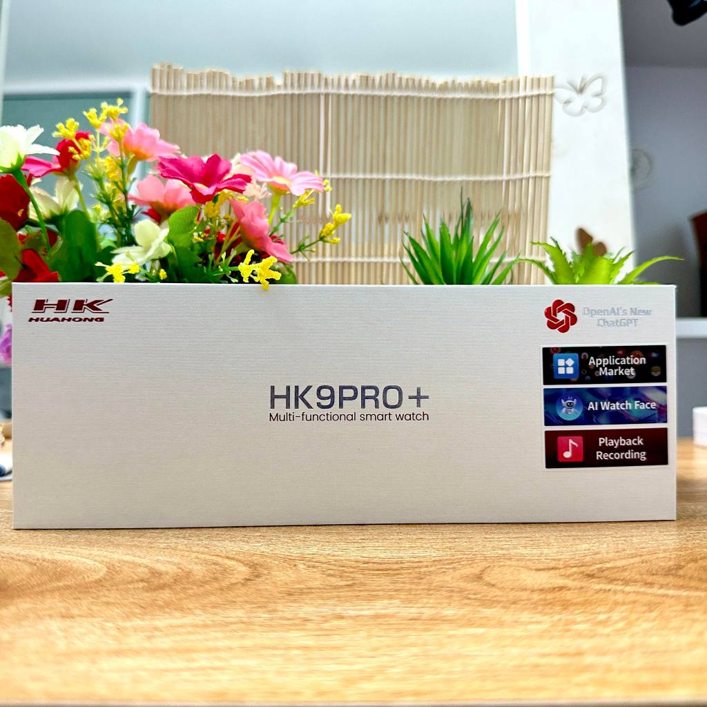 สมาร์ทวอทช์ รุ่น HK9 pro+ (PLUS) Amoled ใหม่ล่าสุด จอ45มม.[โปรโมชั่น ได้สาย3เส้น+เคส+ฟิล์ม]