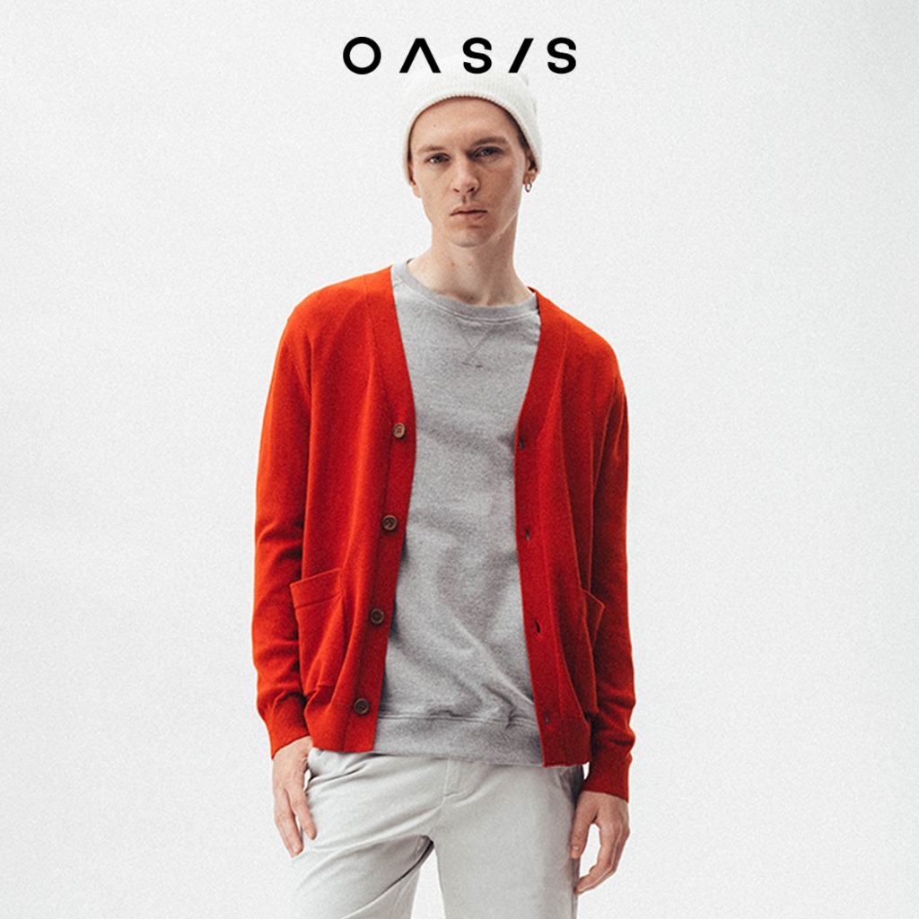 OASIS เสื้อสเวสเตอร์ ผ้าไหมพรม ไม่หนามาก รุ่น MSW-4426 เสื้อกันหนาวแขนยาว ผ้านุ่ม ใส่สบาย กันหนาว