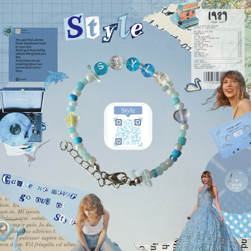 กำไลข้อมือลูกปัด สร้อยข้อมือลูกปัด inspiration จากเพลง style Taylor Swift