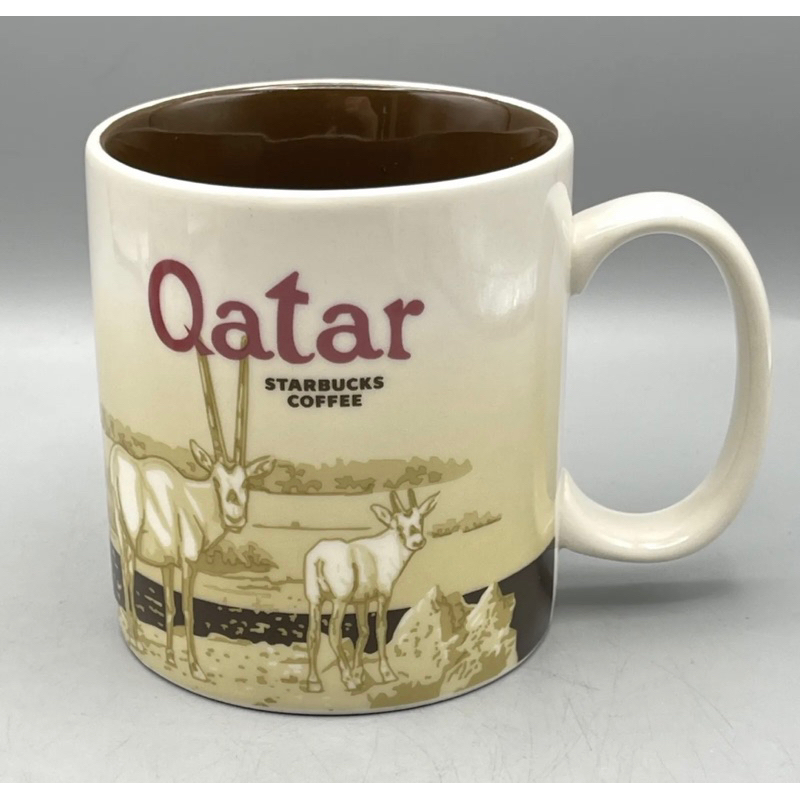 แก้ว starbucks QATAR 🇶🇦 city icon ใบใหญ่ พร้อมส่ง mug