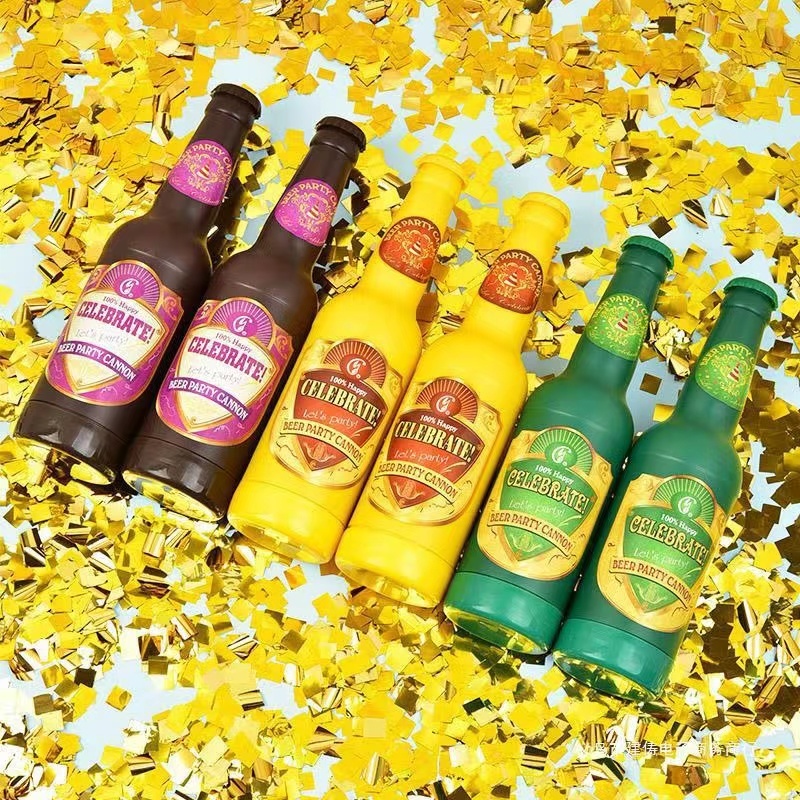 พลุหมุนทรงขวดแชมเปญ พลุฟอยล์ พลุกระดาษ ไส้กระดาษฟอยล์หลากสี 🎉 - รูปที่ 7