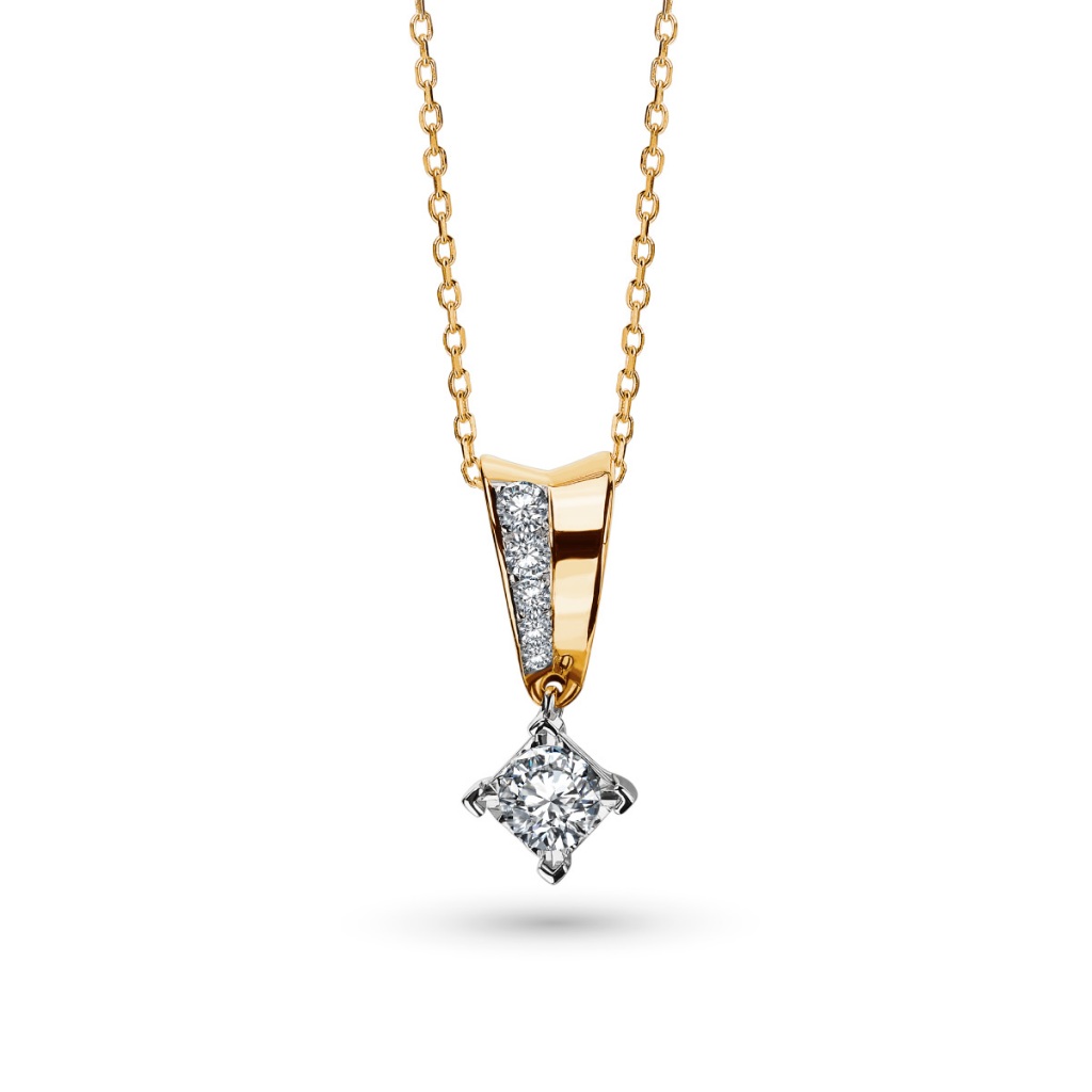 Jubilee Diamond จี้เพชร Arrow of LoVe Solitaire Pendant เพชรแท้ เพชรน้ำ 99