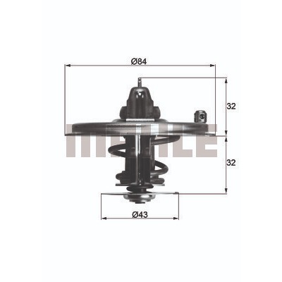 วาล์วน้ำ BMW SERIES5 E34 530i 540i SERIES7 E32 E38 730i 740i SERIES8 E31 840i 850i V8 M60 M73 85องศา