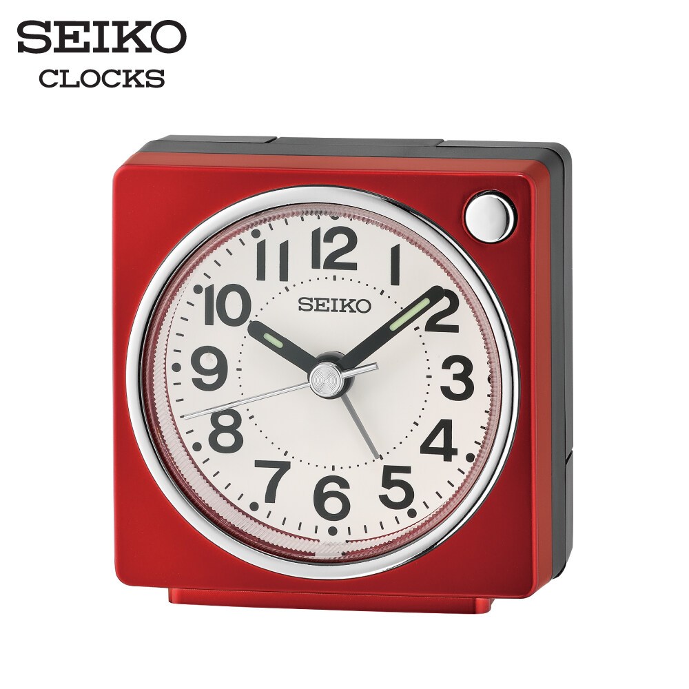 SEIKO CLOCKS นาฬิกาปลุก รุ่น QHE196R ขนาด 2.5 นิ้ว