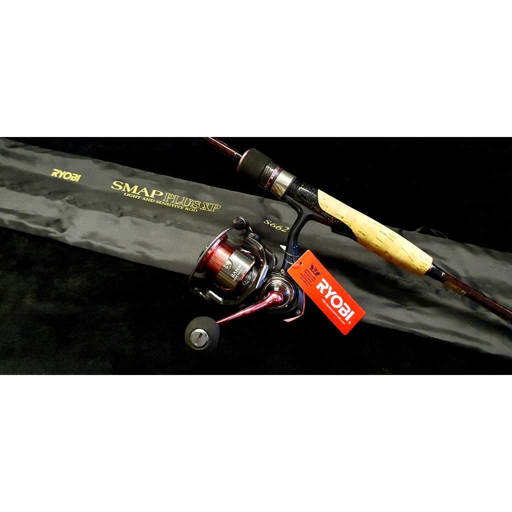 RYOBI SMAP PLUS-XP คันสปินนิ่ง ไกด์ฟูจิ มี2เวทใน1คัน