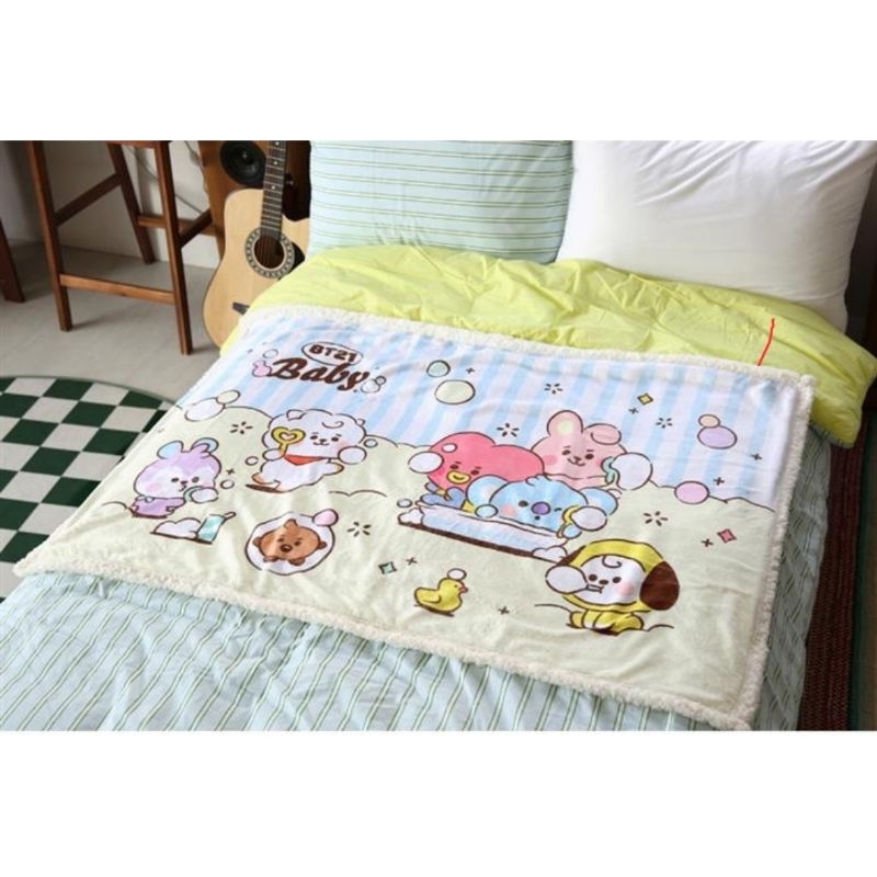 [BT21]ผ้าห่มขนแกะ ผ้าห่มขนนุ่ม FLANNEL BLANKET