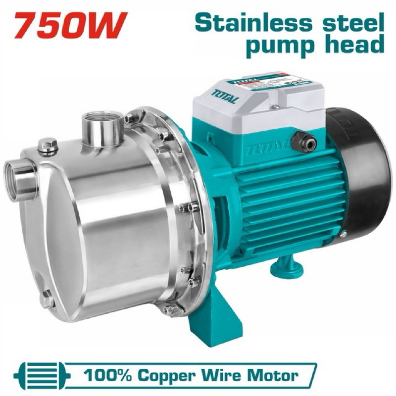 TOTAL ปั้มหอยโข่งหัวสแตนเลส 1" x 1HP รุ่น TWPS375062