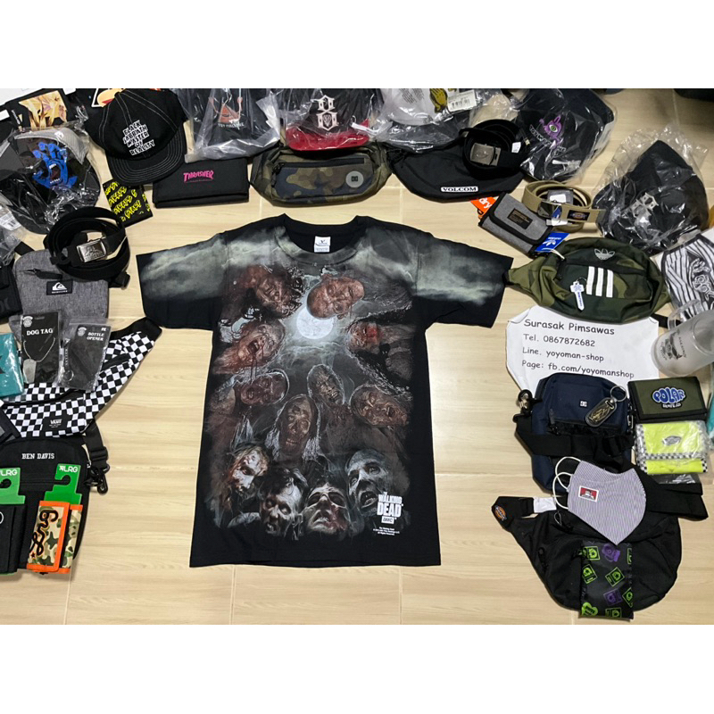 เสื้อ The Walking Dead ลายล้อมจันทร์ ของแท้มือ1 size S