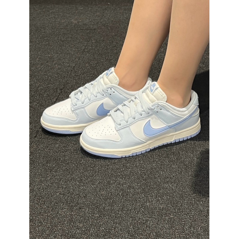 (สินค่าะร้อมส่ง) Nike Dunk Low Next Nature "Blue Tint" ของแท้ 100%