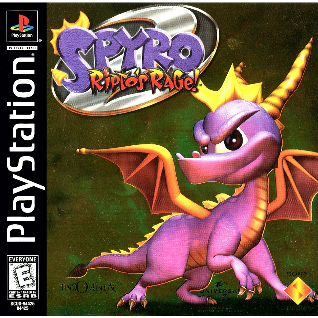 PS1 : Spyro 2 - Ripto's Rage (USA) (1 Disc)