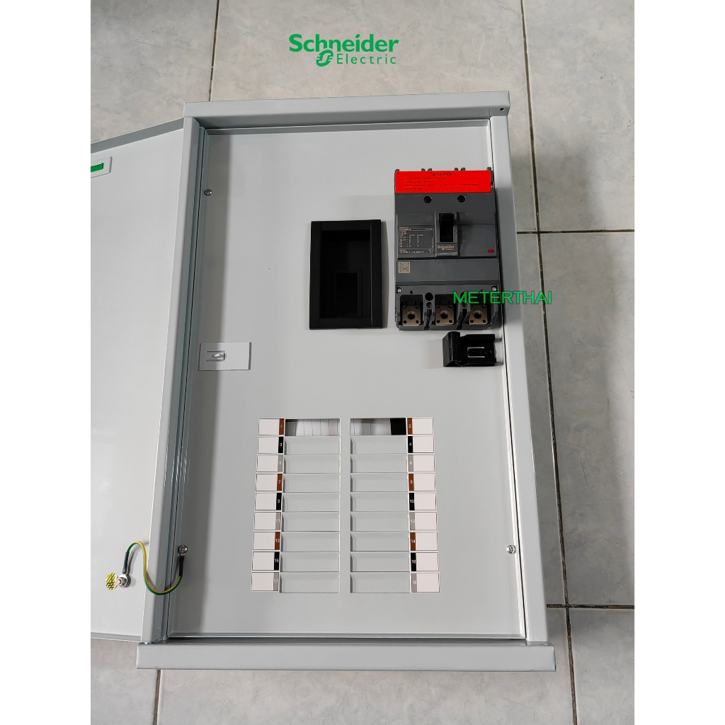 Schneider Electric QO3-250EZ18G/SN ตู้โหลดเซ็นเตอร์ 18 ช่องพร้อมเมน EZC250N3150 3P 150A