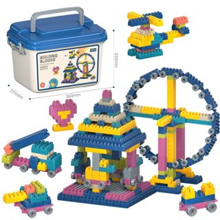 600 PCS บล็อกตัวต่อ ก่อสร้าง ส่งเสริมความคิดสร้างสรรค์และจิต…