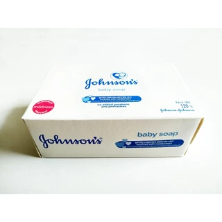 สบู่เด็ก จอห์นสัน เบบี้ โซฟ สีขาว Johnson baby soap 120 กรัม แบบชุด 8 ก้อน ประหยัดกว่า
