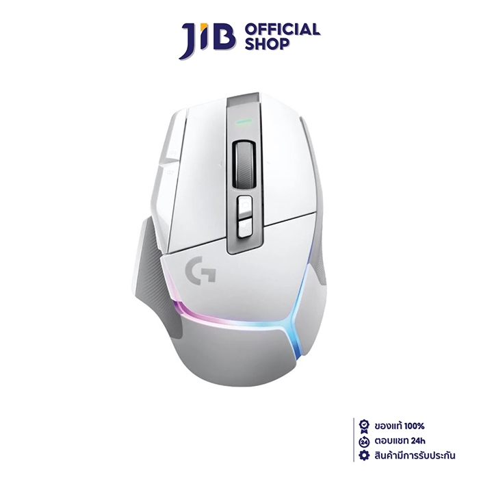 WIRELESS MOUSE (เมาส์ไร้สาย) LOGITECH G G502X PLUS RGB WIRELESS WHITE