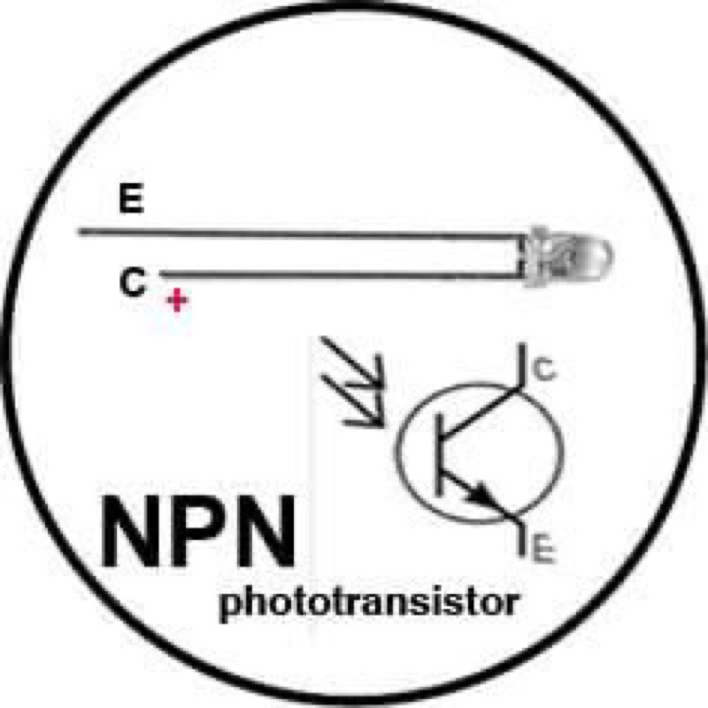 phototransistor แพค 10 ชิ้น