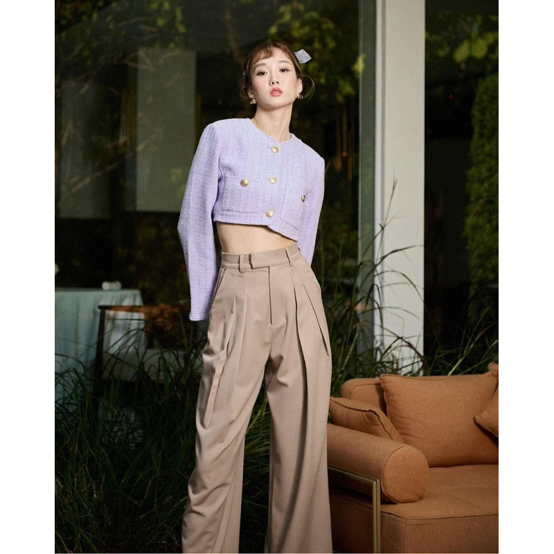 xoxo66official : Gentle women trousers 💼 สีโอวันติน M (new)