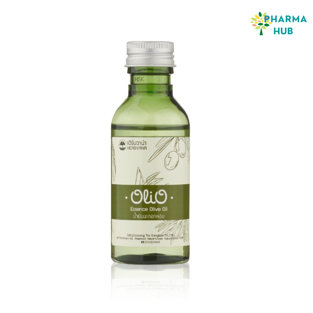 EXP. 05/2569 Olio น้ำมันมะกอกหอม 60 ml. โอลิโอ้ น้ำมันมะกอกสำหรับบำรุงผิวกาย หมักผม กลิ่นหอม Essence Olive Oil