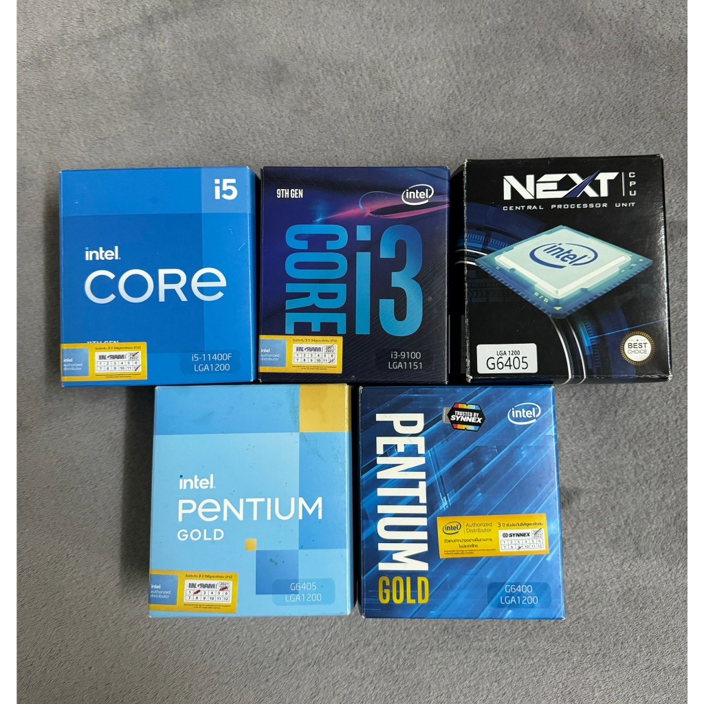 I5 11400F i3 9100 G6405 G6400 ครบกล่องใช้งานปกติ