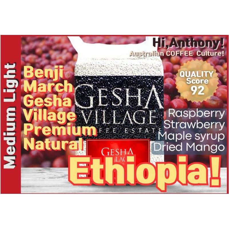 Ethiopia Geisha Bench maji Geisha village(Score 92)