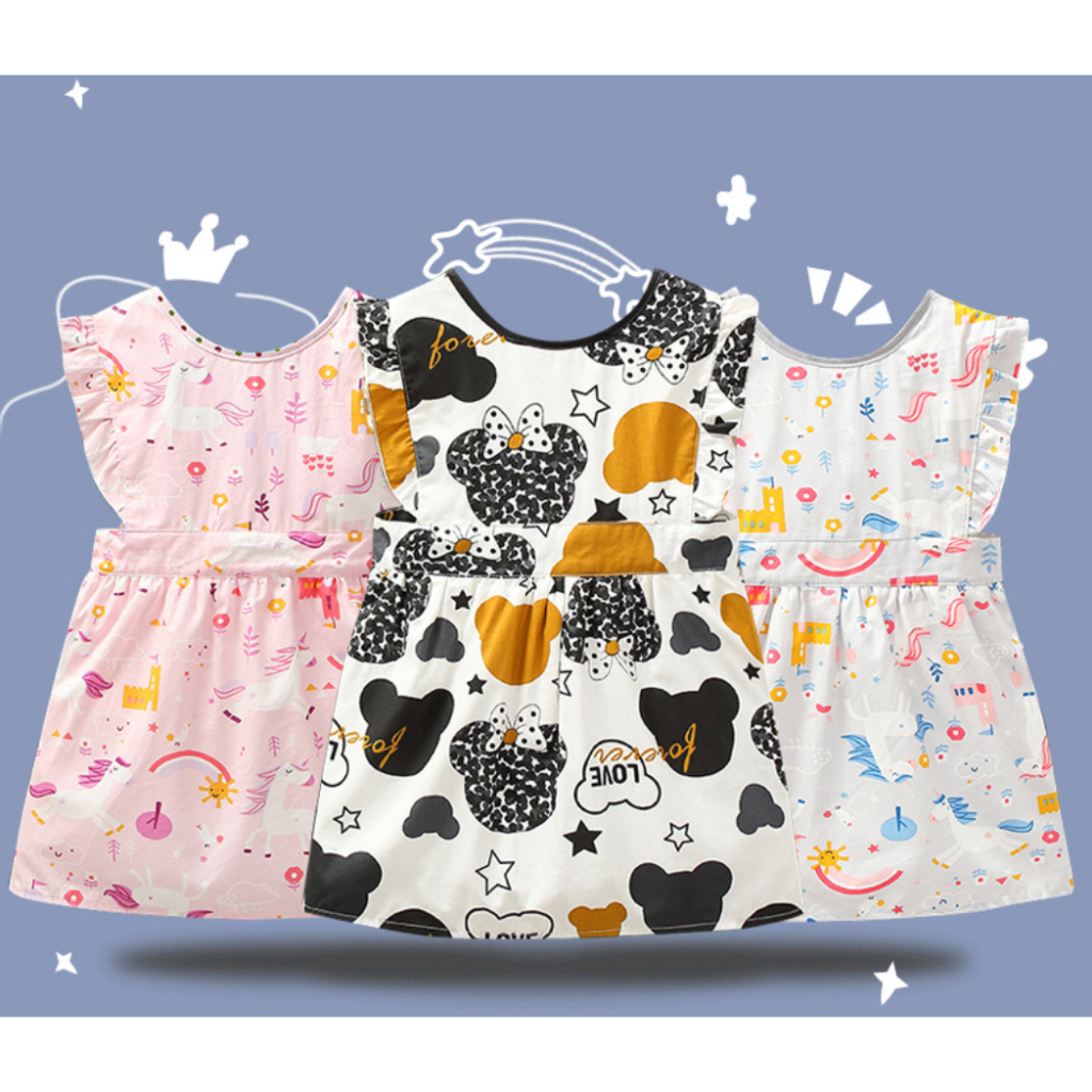 (0-4ปี) ผ้ากันเปื้อนรับประทานอาหาร รุ่นกันน้ำ APRMC