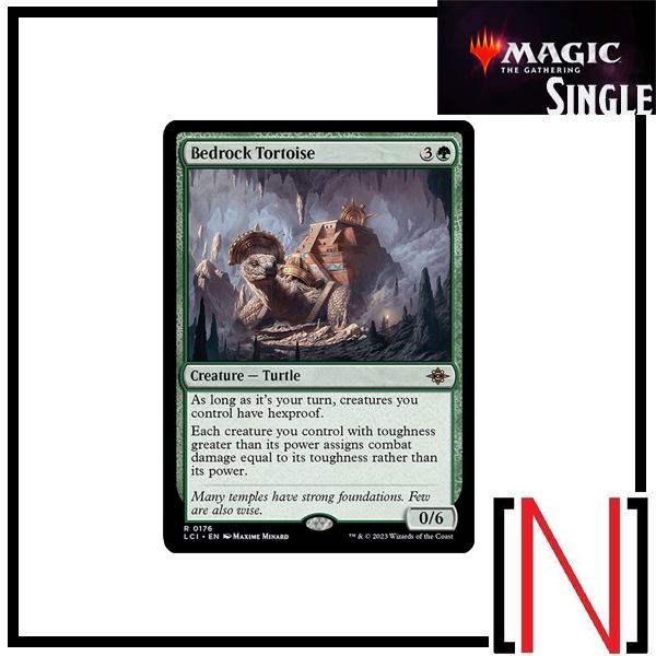[MTG][Single][LCI] Bedrock Tortoise ระดับ Rare [ภาษาอังกฤษ]