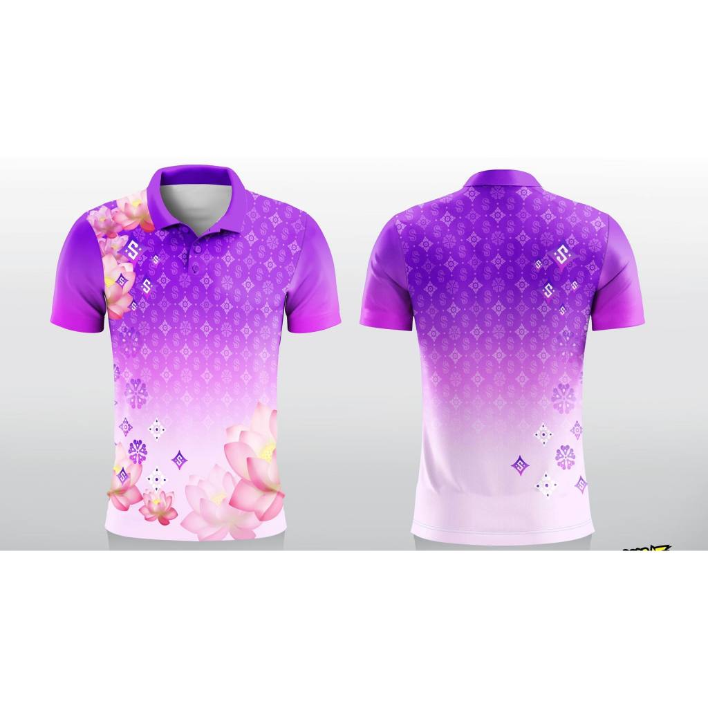 เสื้อโปโลดอกรักไม่มีโลโก้ใส่ได้ทุกหน่วยงานไม่มีโลโก้