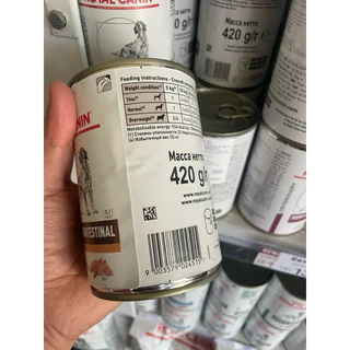 (หมดอายุปี27)Royal Canin Gastro LOW FAT dog can 420 g. อาหารกระป๋อสุนัข 'ตับอ่อนอักเสบ'