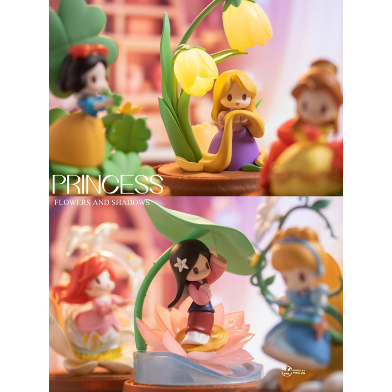 [พร้อมส่ง]กล่องสุ่ม 52Toys Disney Princess D-BABY Series Glazed Flower Shadow
