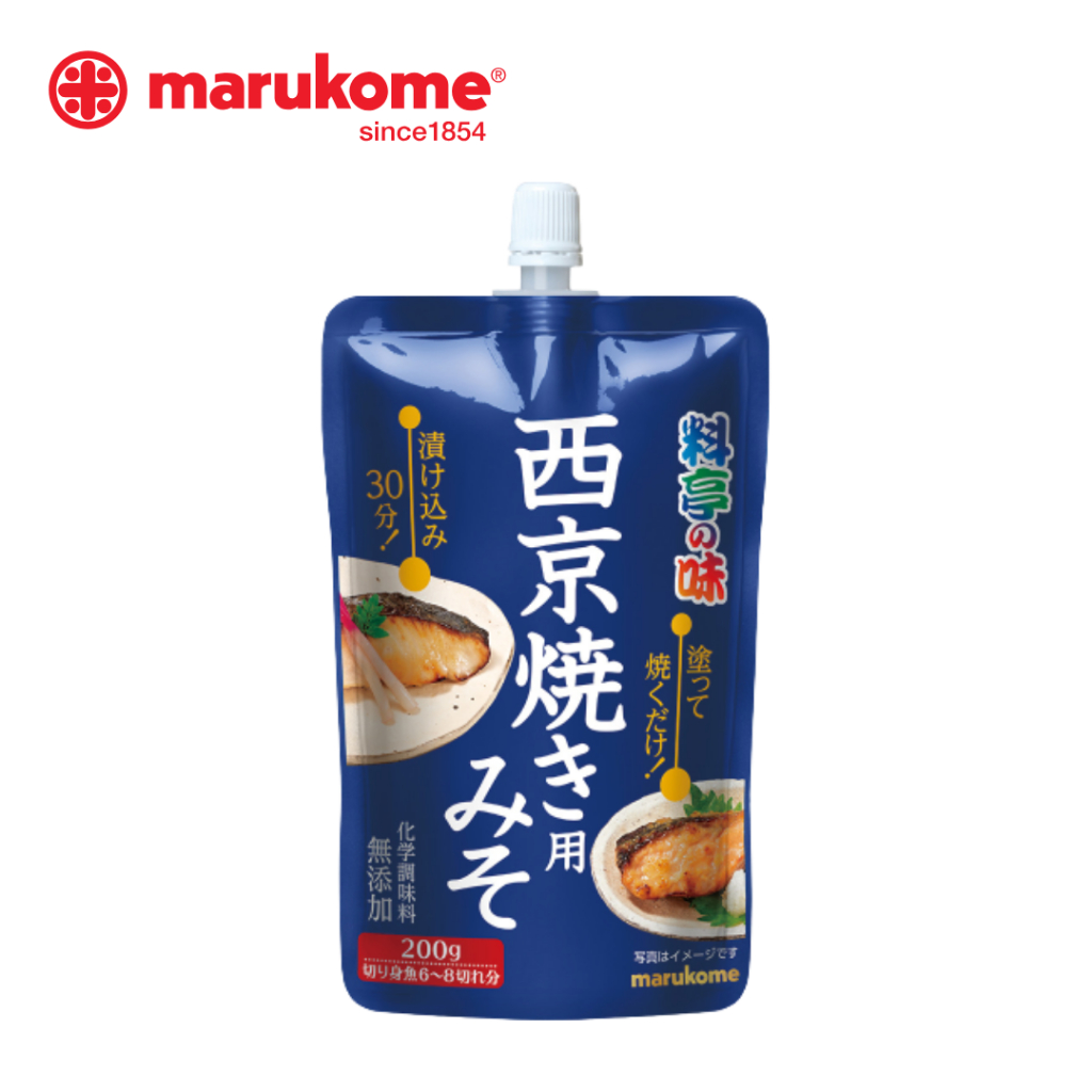 MARUKOME RYOTEI NO AJI SAIKYOYAKI MISO 200G ซอสมิโซะสำหรับหมักปลา 200g