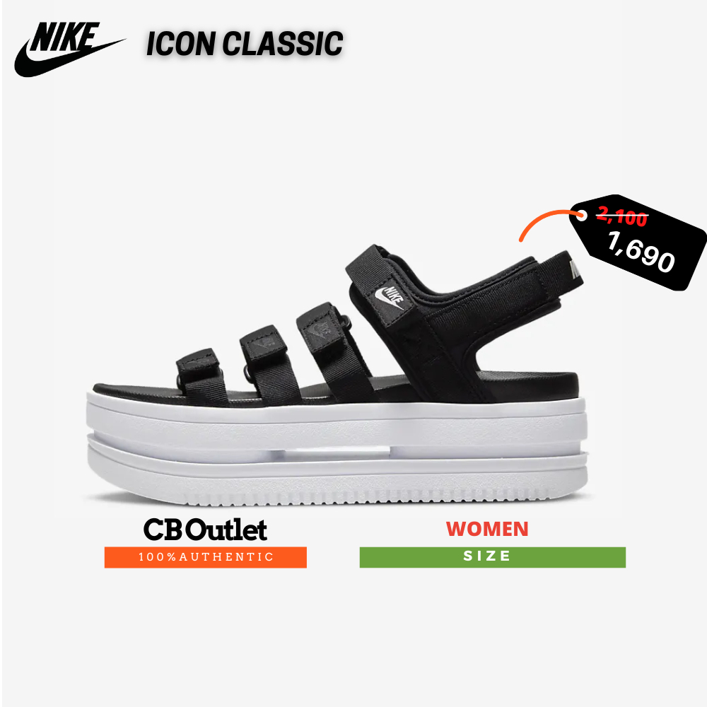 รองเท้าแตะรัดส้น รองเท้าส้นสูง NIKE CLASSIC ICON DH0223-00