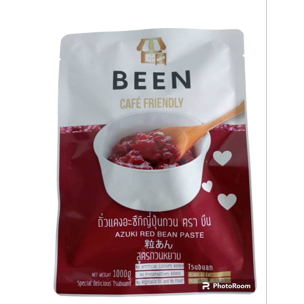 ถั่วแดงอะซึกิญี่ปุ่นกวนพร้อมใช้ ยี่ห้อ บีน ขนาด1กิโลกรัม 💥พร้อมส่ง ✅ Azuki Red Bean Paste 1 kg