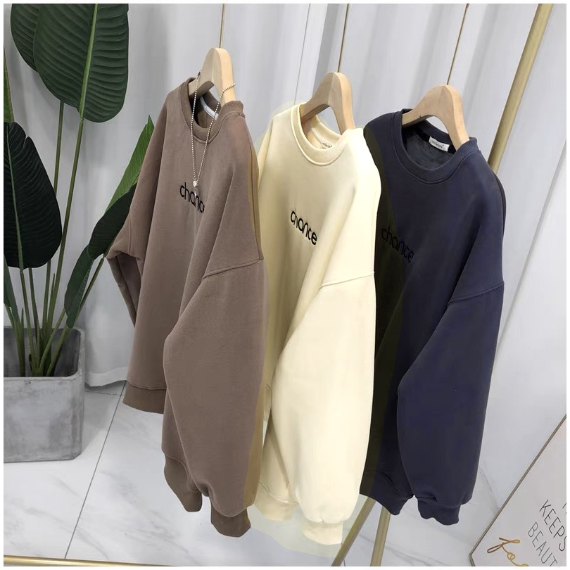 【ผ้ากำมะหยี่】ส่งไวจากไทย เสื้อสเวตเตอร์ ลายพิมพ์ แขนยาว สไตล์เกาหลี โอเวอร์ไซซ์ สำหรับผู้หญิง