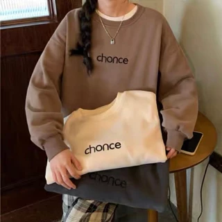 【ผ้ากำมะหยี่】ส่งไวจากไทย เสื้อสเวตเตอร์ ลายพิมพ์ แขนยาว สไตล์เกาหลี โอเวอร์ไซซ์ สำหรับผู้หญิง