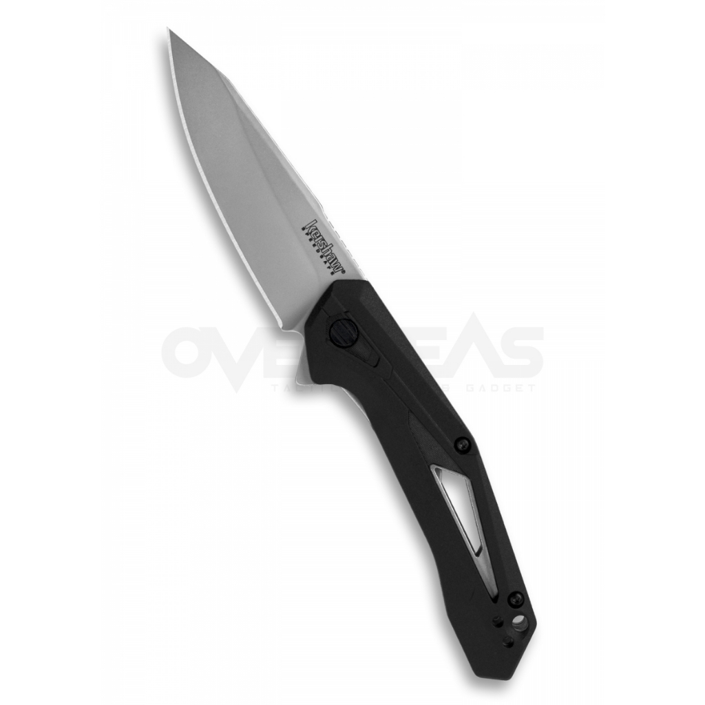 มีดพับ Kershaw Airlock Assisted Opening Knife Black FRN (4Cr13Mov 3" Bead Blast),1385