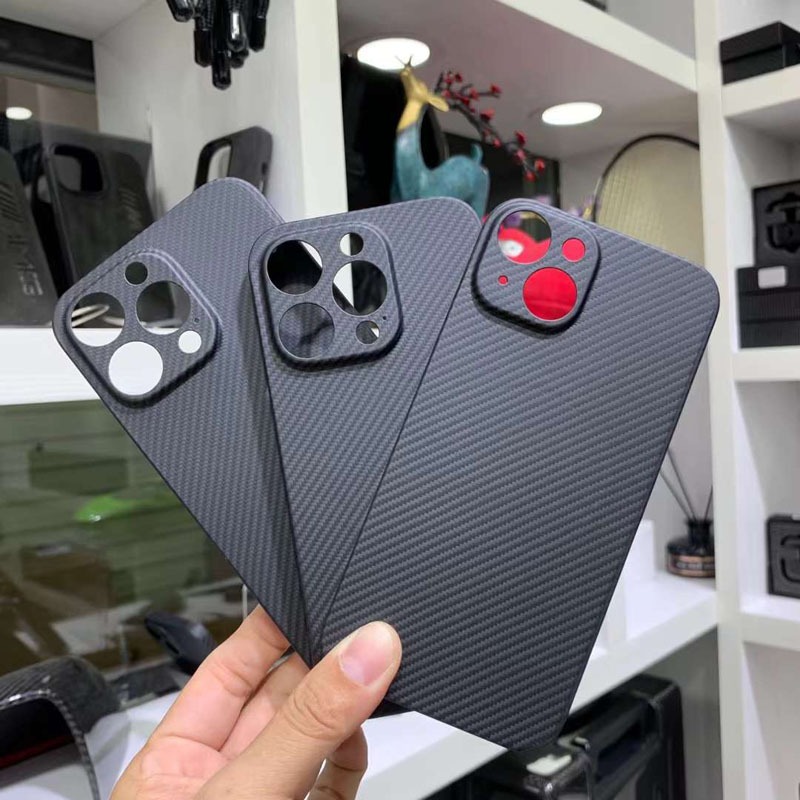 iPhone 11 12 13 14 Pro Max 11 12 13pro Max (พร้อมส่งจากไทย) Texture เคสคาร์บอนไฟเบอร์แท้ฝาหลัง ปกหลังเคส Case Back Cover