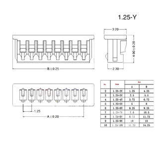 JST ZH1.5 XH1.25 ระยะขา 1.5 มม สายเชื่อมต่อหัวตัวผู้ ตัวเมีย 2/3/4/5/6/7/8/9/10/12 male female socket Connector Wire